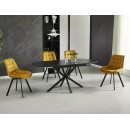 Стол обеденный SIGNAL GASTON Ceramic черный/черный 140-180/80